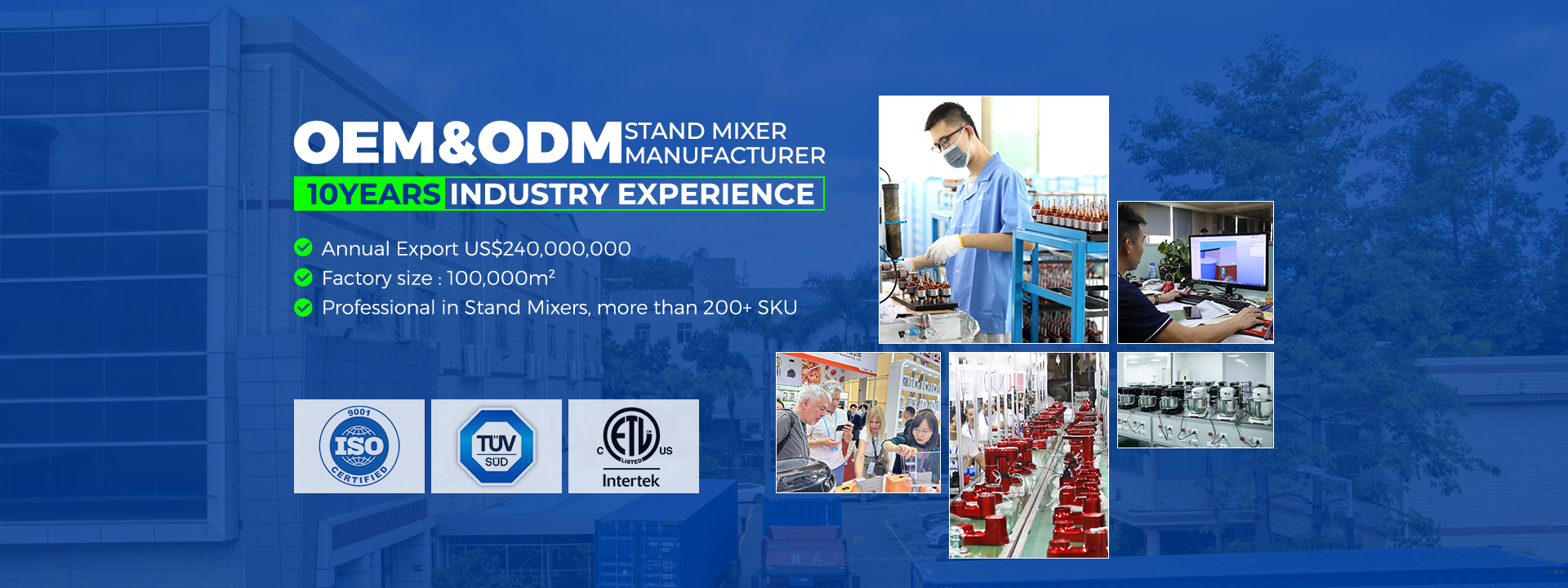 Producent mikserów stojących OEM i ODM