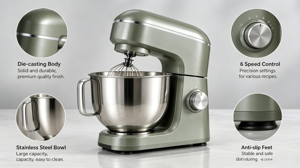 Household Appliances Electric Food Stand Mixer 